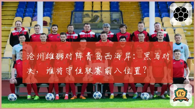 沧州雄狮对阵青岛西海岸：黑马对决，谁将守住联赛前八位置？