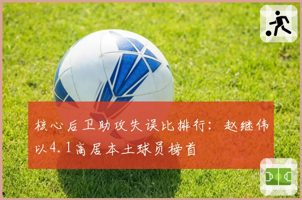 核心后卫助攻失误比排行：赵继伟以4.1高居本土球员榜首